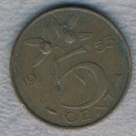 Niederlande 5 Cent 1955