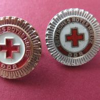 2 X DRK Rot Kreuz Brosche Anstecknadel