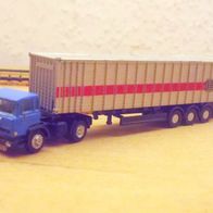 DAF 1900 ´70, Container-Sz., blau, Kleinserie, Ep4, Hoontje / Herpa, Spur N