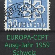 Europa-Gemeinschaftsausgaben (CEPT) Jahr 1959 - Schweiz Mi. Nr. 680 o <