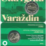 Kroatien 2 Euro 2024 "Altstadt von Varaždin (Coincard)"