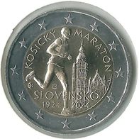 Slowakei 2 Euro 2024 "Internationaler Marathon in Kosice" (Bankfrisch)