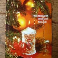 wunderbare Ansichtskarte, Weihnachtskarte, Postkarte, Nr. 1