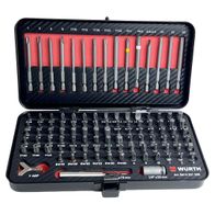 Würth Bit-Set Im Koffer – 105-teilig Mit Standard- & Sicherheitsbits, 1/4 Zoll
