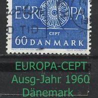 Europa-Gemeinschaftsausgaben (CEPT) Jahr 1960 - Dänemark Mi. Nr. 386 o <