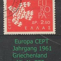 Europa-Gemeinschaftsausgaben (CEPT) Jahr 1961 - Griechenland Mi. Nr. 775 o <