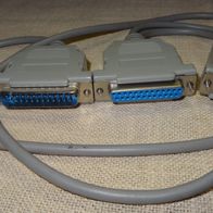 D Modem Kabel Sub-D 25pol. Stecker auf Sub-D 25pol. Kupplung und Sub-D 9pol. Kupplun
