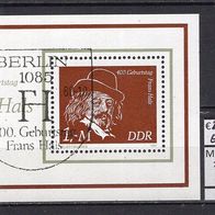 DDR 1980 Blockausgabe: 400. Geburtstag von Frans Hals Block 61 ESST Berlin