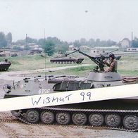 NVA-Foto DDR Oldtimer Artillerie Haubitze 2S1 Führungsfahrzeug Schützenpanzer MT-LPu