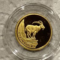 20-Euro-Goldmünze 2023 „Rückkehr der Wildtiere-Steinbock“ -D