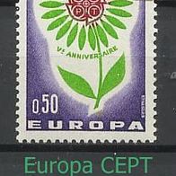 Europa-Gemeinschaftsausgaben (CEPT) Jahr 1964 - Frankreich Mi. Nr. 1491 o <