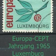 Europa-Gemeinschaftsausgaben (CEPT) Jahr 1965 - Luxemburg Mi. Nr. 715 o <