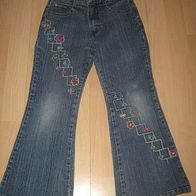 schöne Schlag - Jeans CHI Long Gr.122/128 Beinstickerei (0615)