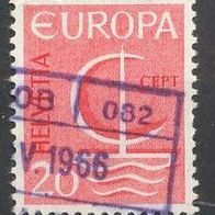 Europa-Gemeinschaftsausgaben (CEPT) Jahr 1966 - Schweiz Mi. Nr. 843 o <