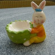 Süßer Osterhasen Eierbecher aus Keramik