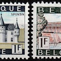 Belgien Michel 1480 - 1481 Postfrisch * * - Freimarken: Sehenswürdigkeiten