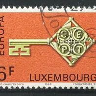 Europa-Gemeinschaftsausgaben (CEPT) Jahr 1968 - Luxemburg Mi. Nr. 772 o <