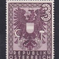 Österreich, 1945, Mi. 718, Wappen, 1 Briefm., postfr