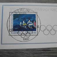 DDR Block 60 ESST - Olympische Sommerspiele Moskau 1980