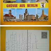 Berlin / Westberlin / 6-Bild-Karte / 1978 - (D-H-D-B-W09)