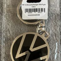 NEUER Original VW Schlüsselanhänger METALL SILBER LOGO EMBLEM OVP 37 MM Keyring