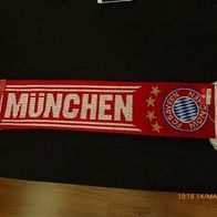 Original FC Bayern München Schal, Fanschal 2015 "Neu & unbenutzt"