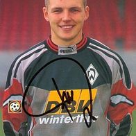 AK Frank Peter Rost SV Werder Bremen 96-97 FC Schalke 04 Lok Leipzig HSV DFB DDR