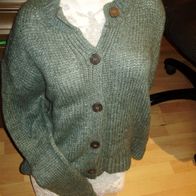 Marc O´Polo Cardigan grün Schurwolle S / M