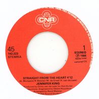 7 Vinyl Jennifer King - Straight from the Heart ( Ohne Cover )