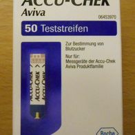 ACCU-CHEK Aviva 50 Teststreifen - NEU / OVP - AKKU CHECK