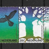 06) Niederlande 1974 Natur Mi. Nr. 1023/25 kpl. Satz gestempelt