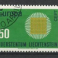 Europa-Gemeinschaftsausgaben (CEPT) Jahr 1970 - Liechtenstein Mi. Nr. 525 o <