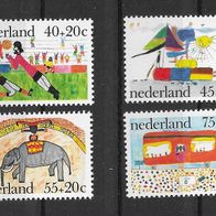 10) Niederlande 1976 Kinder Mi. Nr. 1088/91 kpl. Satz postfrisch