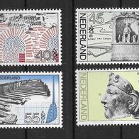 12) Niederlande 1977 Sommermarken Mi. Nr. 1097/100 kpl. Satz postfrisch