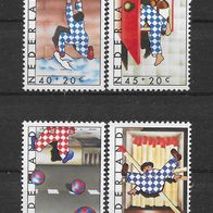 14) Niederlande 1977 Kinder Mi. Nr. 1109/12 kpl. Satz postfrisch