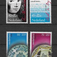 15) Niederlande 1978 Sommermarken Mi. Nr. 1115/18 kpl. Satz postfrisch