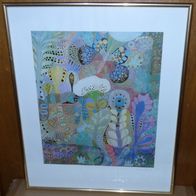 D Bild Jorinde Binder Kunst Fährte des Wunders JB05 im Bilderrahmen mit Glas Druck 6