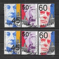17) Niederlande 1980 Politiker Mi. Nr. 1151/53 kpl. Satz postfrisch + gestempelt