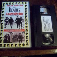 The Beatles "A hard days night" VHS Video + 18 min bonus footage