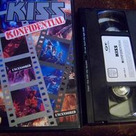 Kiss - Confidential (uncensored version !) VHS Video