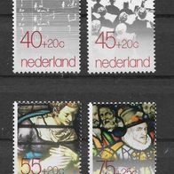21) Niederlande 1979 Sommermarken Mi. Nr. 1136/39 kpl. Satz postfrisch
