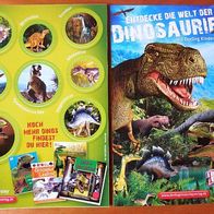 Dinosaurier Aufkleber 8 Stück Dorling Kindersley ALLO & STEGO & Giganto SAURUS u. a.