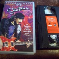 Carlos Santana (+ friends)- Supernatural VHS Video - ungespielt !