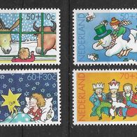25) Niederlande 1983 Kinder Mi. Nr. 1241/44 kpl. Satz postfrisch