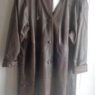 Nappaleder Jacke Parka mit Kapuze top Qualität Gr.52-54 braun