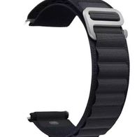 Alpine Loop Nylon Armband für Apple Watch alle Serien Ultra, 42, 44, 45, 49 mm Grau