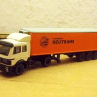 MB 1732 SK ´88 L, Kühlkoffer-Sz., weiß-orange, Deutrans, Kleinserie, Ep4, Roco-Wiking