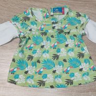 Baby Mädchen Topolino Tunika Shirt Gr.: 62 Baumwolle Papageimotiv