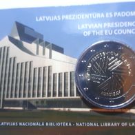 2 Euro Lettland 2015 EU Ratspräsidentschaft