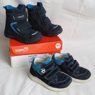 2 Paar Jungen-Schuhe Gr. 23-24 Superfit Husky1 + Lauflernschuhe